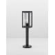 Dark Grey Aluminum & Clear Glass LED E27 1x12 Watt 220-240 Volt Bulb Excluded IP54 L: 11 W: 11 H: 50 cm 