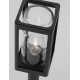 Dark Grey Aluminum & Clear Glass LED E27 1x12 Watt 220-240 Volt Bulb Excluded IP54 L: 11 W: 11 H: 50 cm 