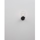 Dark Grey Aluminum & Clear Glass LED E27 1x12 Watt 220-240 Volt Bulb Excluded IP54 D: 15 W: 18.5 H: 28 cm 