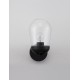 Dark Grey Aluminum & Clear Glass LED E27 1x12 Watt 220-240 Volt Bulb Excluded IP54 D: 15 W: 18.5 H: 28 cm 