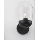Dark Grey Aluminum & Clear Glass LED E27 1x12 Watt 220-240 Volt Bulb Excluded IP54 D: 15 W: 18.5 H: 28 cm 