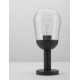 Dark Grey Aluminum & Clear Glass LED E27 1x12 Watt 220-240 Volt Bulb Excluded IP54 D: 15 H: 37 cm 