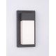 Sandy Black Aluminium Acrylic Diffuser LED 18 Watt 2132Lm 3000K 220-240V Beam Angle 120º IP65 L: 14.5 W: 10.2 H: 29 cm 