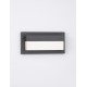 Sandy Black Aluminium Acrylic Diffuser LED 18 Watt 2132Lm 3000K 220-240V Beam Angle 120º IP65 L: 29 W: 14.5 H: 10.2 cm 