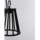 Black AIuminium LED 6 Watt 279.09 Lm 3000K 220-240V IP65 D: 18 H: 150 cm 