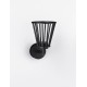 Black AIuminium LED 6 Watt 279.09 Lm 3000K 220-240V IP65 D: 18 H: 150 cm 