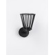 Black AIuminium LED 6 Watt 279.09 Lm 3000K 220-240V IP65 D: 18 H: 150 cm 