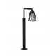 Black AIuminium LED 6 Watt 279.54 Lm 3000K 220-240V IP65 D: 18 W: 34.5 H: 90 cm 