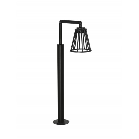Black AIuminium LED 6 Watt 279.54 Lm 3000K 220-240V IP65 D: 18 W: 34.5 H: 90 cm 