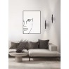 Sandy Black Aluminium LED 11 Watt 220-240Volt 507Lm 3000K IP20 L: 2,5 W: 7 H: 30 cm