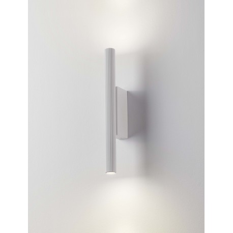 Sandy White Aluminium LED 11 Watt ·220-240Volt 507Lm 3000K IP20 L: 2,5 W: 7 H: 30 cm 