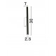 Sandy White Aluminium LED 11 Watt ·220-240Volt 507Lm 3000K IP20 L: 2,5 W: 7 H: 30 cm 
