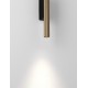 Sandy Black & Gold Aluminium LED 11 Watt 220-240Volt 507Lm 3000K IP20 L: 2,5 W: 7 H: 30 cm 
