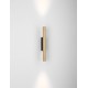 Sandy Black & Gold Aluminium LED 11 Watt 220-240Volt 507Lm 3000K IP20 L: 2,5 W: 7 H: 30 cm 