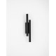 Sandy Black Aluminium LED 15 Watt 220-240Volt 715Lm 3000K IP20 L: 5,5 W: 7 H: 38 cm 
