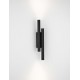 Sandy Black Aluminium LED 15 Watt 220-240Volt 715Lm 3000K IP20 L: 5,5 W: 7 H: 38 cm 
