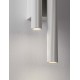 Sandy White Aluminium LED 15 Watt 220-240Volt 715Lm 3000K IP20 L: 5,5 W: 7 H: 38 cm 