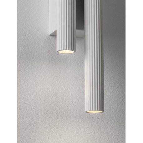 Sandy White Aluminium LED 15 Watt 220-240Volt 715Lm 3000K IP20 L: 5,5 W: 7 H: 38 cm 