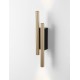 Sandy Black & Gold Aluminium LED 15 Watt 220-240Volt 715Lm 3000K IP20 L: 5,5 W: 7 H: 38 cm 