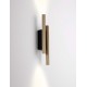 Sandy Black & Gold Aluminium LED 15 Watt 220-240Volt 715Lm 3000K IP20 L: 5,5 W: 7 H: 38 cm 