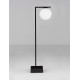 Sandy Black Aluminium & Opal Glass LED 8 Watt 220-240Volt 326 Lm 3000K IP65 L: 12 W: 21 H: 59.8 cm 