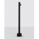 Sandy Black Aluminium LED 4 Watt 220-240Volt 217Lm 3000K IP65 D: 8 H: 60 cm 