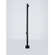 Sandy Black Aluminium LED 8 Watt 220-240Volt 356 Lm 3000K IP65 D: 8 H: 90 cm 