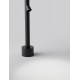 Sandy Black Aluminium LED 8 Watt 220-240Volt 356 Lm 3000K IP65 D: 8 H: 90 cm 