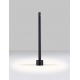 Sandy Black Aluminium LED 4 Watt 220-240Volt 143Lm 3000K IP65 D: 8 H: 60 cm 