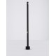 Sandy Black Aluminium LED 9 Watt 220-240Volt 378 Lm 3000K IP65 D: 8 H: 90 cm 