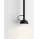 Sandy Black Aluminium & Steel LED 4 Watt 220-240Volt 256Lm 3000K IP20 D: 8 H: 145 cm 