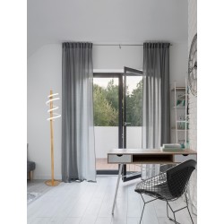Floor Lamp Metal Alum & Sil LED 18W 1400Lm 3000K D:20 H:140 