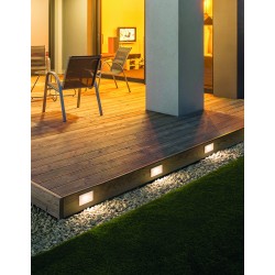 Matt White Die-Casting Aluminium & Glass Diffuser LED 1.5 Watt 118,5Lm 3000K 200-240 Volt Beam Angle 120o IP54 L: 14 W: 3.8 H: 7