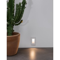 Matt White Die-Casting Aluminium & Glass Diffuser LED 1.5 Watt 118,5Lm 3000K 200-240 Volt Beam Angle 120o IP54 L: 7.7 W: 3.8 H: 