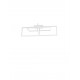 Ceiling Lamp Metal Aluml White LED 35W 2400Lm 3000K L:92W:37H:26 