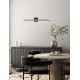 Sandy Gold Beige Auminium Matt Black Base LED 8 Watt 220-240 Volt 268Lm 3000K IP54 L: 62 W: 5 H: 10 cm 