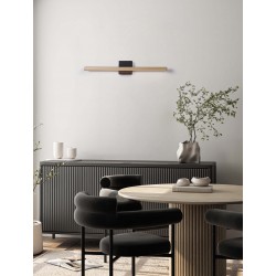 Sandy Gold Beige Auminium Matt Black Base LED 8 Watt 220-240 Volt 268Lm 3000K IP54 L: 62 W: 5 H: 10 cm 