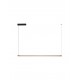 Champaign Gold Auminium Matt Black Base LED 28 Watt 220-240 Volt 723Lm 3000K IP20 L: 123 W: 2,5 H: 200 cm 