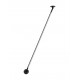 Matt Black Aluminium LED 15 Watt 24V dc 256Lm 3000K IP20 D: 8 H: 117 cm 