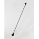 Matt Black Aluminium LED 15 Watt 24V dc 256Lm 3000K IP20 D: 8 H: 117 cm 