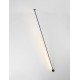 Matt Black Aluminium LED 30 Watt 24V dc 514Lm 3000K IP20 D: 8 H: 216 cm 
