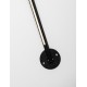 Matt Black Aluminium LED 30 Watt 24V dc 514Lm 3000K IP20 D: 8 H: 216 cm 