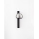 Foggy Nickel Aluminium & Black Base LED 10 Watt 220-240Volt 644Lm 3000K IP20 Switch On/Off D: 10 W: 13 H: 26 cm 