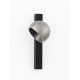 Foggy Nickel Aluminium & Black Base LED 10 Watt 220-240Volt 644Lm 3000K IP20 Switch On/Off D: 10 W: 13 H: 26 cm 