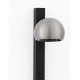 Foggy Nickel Aluminium & Black Base LED 10 Watt 220-240Volt 644Lm 3000K IP20 Switch On/Off D: 10 W: 13 H: 26 cm 