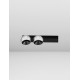 Triac Dimmable Foggy Nickel Aluminium & Black Base LED 21 Watt 220-240Volt 1530Lm 3000K IP20 L: 10 W: 14 H: 36 cm 