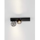 Triac Dimmable Foggy Nickel Aluminium & Black Base LED 21 Watt 220-240Volt 1530Lm 3000K IP20 L: 10 W: 14 H: 36 cm 