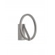 Foggy Nickel Aluminium LED 10 Watt 220-240 Volt 457Lm IP20 2700-3000-4000K CCT Dip Switch D: 22 H: 10 cm 