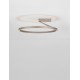 Triac Dimmable Champaign Gold Aluminium LED 44 Watt 220-240 Volt 2277Lm IP20 2700-3000-4000K light up & down D: 60 H: 20 cm 