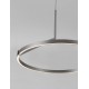 Triac Dimmable Foggy Nickel Aluminium LED 31 Watt 220-240 Volt 2210Lm IP20 2700-3000-4000K light up & down D: 60 H: 250 cm 